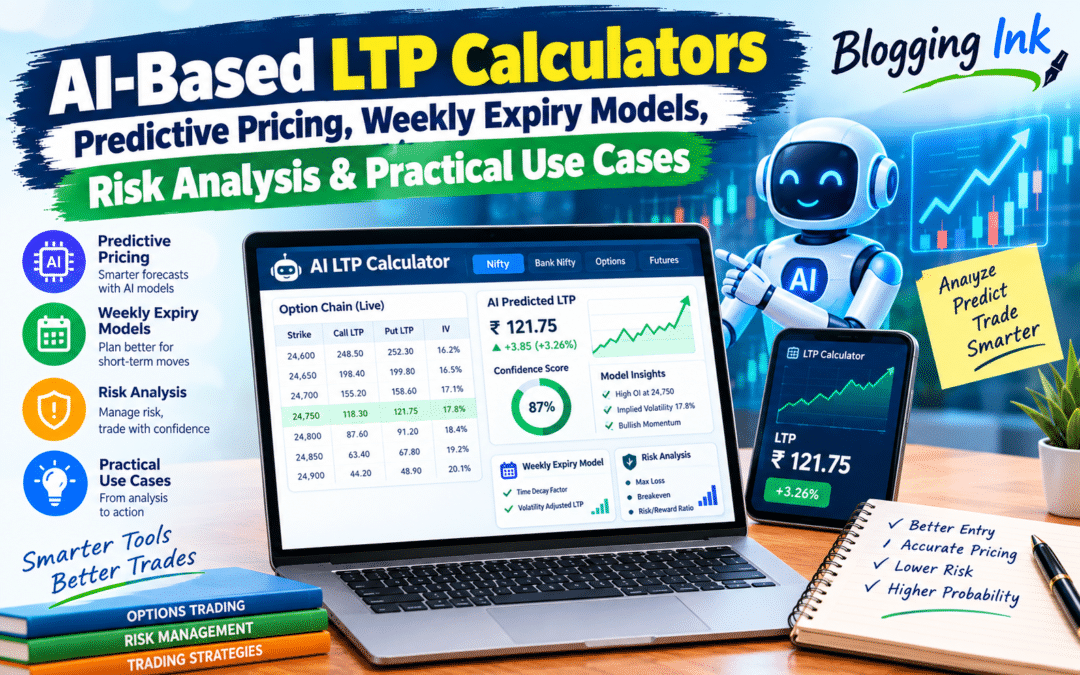 AI-Based LTP Calculators – Predictive Pricing, Weekly Expiry Models, Risk Analysis & Practical Use Cases