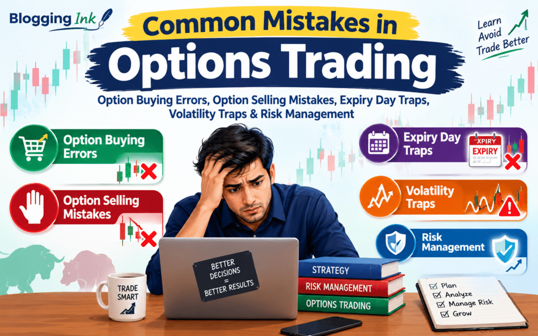 Common Mistakes in Options Trading – Option Buying Errors, Option Selling Mistakes, Expiry Day Traps, Volatility Traps & Risk Management